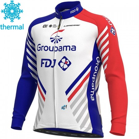 Maillot vélo 2020 Groupama-FDJ Hiver Thermal Fleece N001